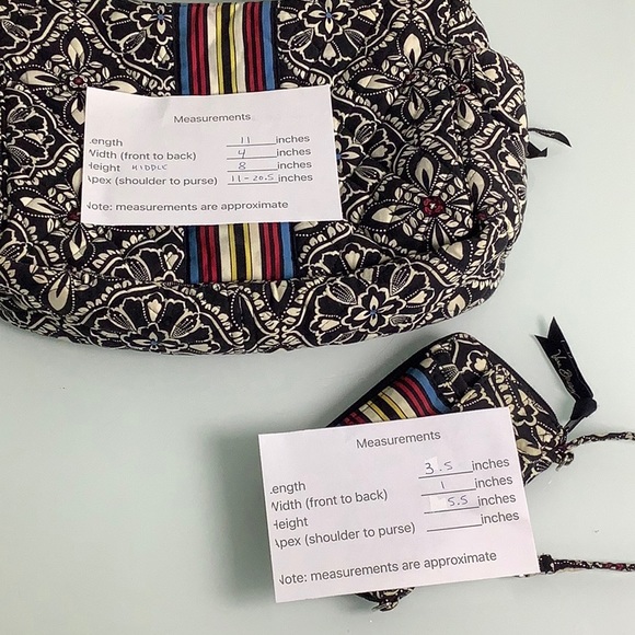 Vera Bradley Barcelona Olivia crossbody / shoulder bag with matching wallet - Picture 16 of 16